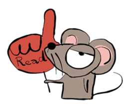 Noo rat rat' sticker #6915342