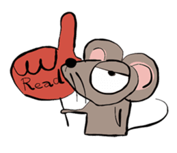 Noo rat rat' sticker #6915342
