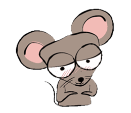 Noo rat rat' sticker #6915343