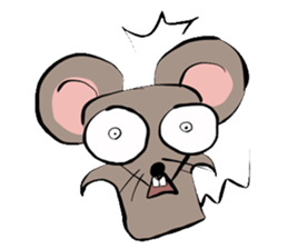 Noo rat rat' sticker #6915348
