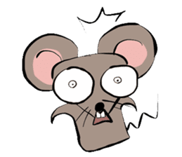 Noo rat rat' sticker #6915348