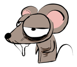 Noo rat rat' sticker #6915349