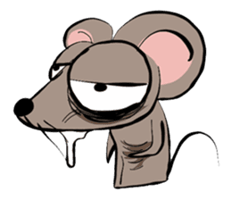 Noo rat rat' sticker #6915349