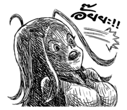 Zandy Zine : heha sticker #6915419