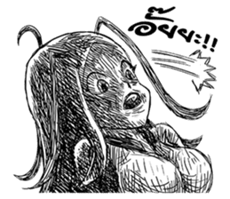 Zandy Zine : heha sticker #6915419