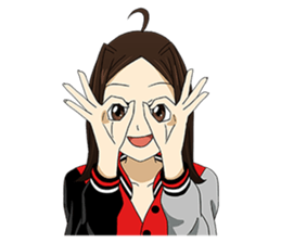 Zandy Zine : heha sticker #6915420