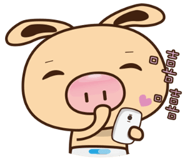 Pig Bunny Baby(Everyday life) sticker #6915478