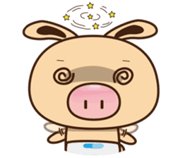 Pig Bunny Baby(Everyday life) sticker #6915480