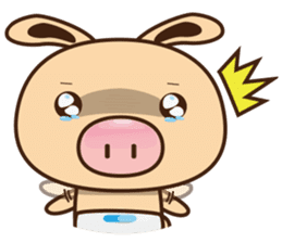 Pig Bunny Baby(Everyday life) sticker #6915481