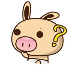 Pig Bunny Baby(Everyday life) sticker #6915483