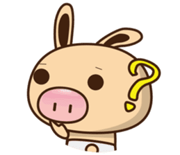 Pig Bunny Baby(Everyday life) sticker #6915483