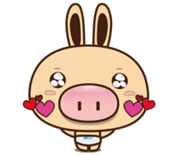 Pig Bunny Baby(Everyday life) sticker #6915489