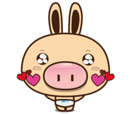 Pig Bunny Baby(Everyday life) sticker #6915489