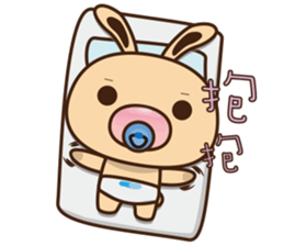 Pig Bunny Baby(Everyday life) sticker #6915498