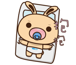 Pig Bunny Baby(Everyday life) sticker #6915498