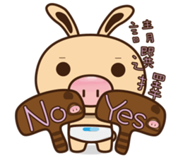 Pig Bunny Baby(Everyday life) sticker #6915503