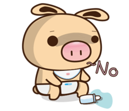 Pig Bunny Baby(Everyday life) sticker #6915507