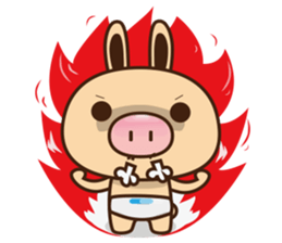 Pig Bunny Baby(Everyday life) sticker #6915510