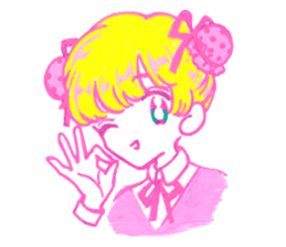 Kawaii girl Sticker sticker #6916072