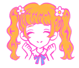 Kawaii girl Sticker sticker #6916076