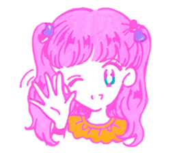 Kawaii girl Sticker sticker #6916080