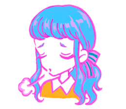 Kawaii girl Sticker sticker #6916081