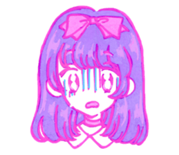 Kawaii girl Sticker sticker #6916082