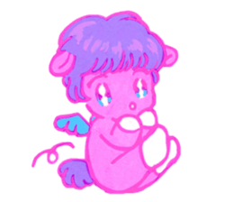 Kawaii girl Sticker sticker #6916088