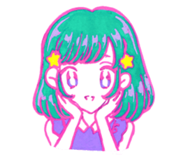 Kawaii girl Sticker sticker #6916106