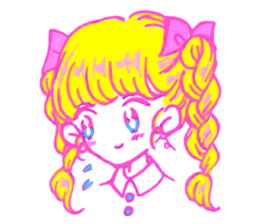 Kawaii girl Sticker sticker #6916107