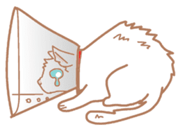 White Cat Chiroru sticker #6916160