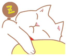 White Cat Chiroru sticker #6916163