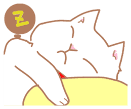 White Cat Chiroru sticker #6916163