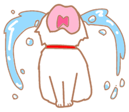 White Cat Chiroru sticker #6916167