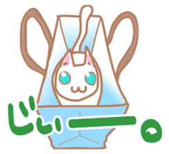 White Cat Chiroru sticker #6916170