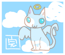 White Cat Chiroru sticker #6916171