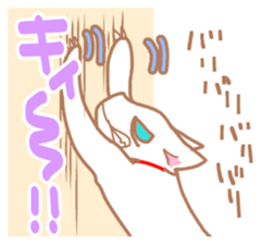 White Cat Chiroru sticker #6916175