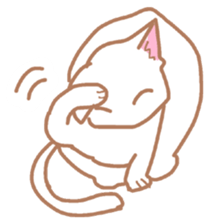 White Cat Chiroru sticker #6916178