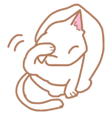White Cat Chiroru sticker #6916178