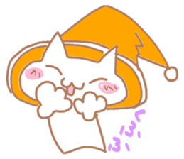 White Cat Chiroru sticker #6916182