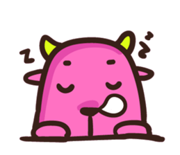 Little Pink cow sticker #6916360