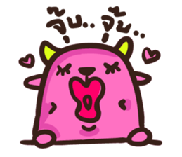 Little Pink cow sticker #6916372