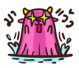 Little Pink cow sticker #6916390