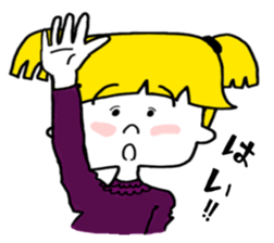 Tails are cute girl!! sticker #6917208