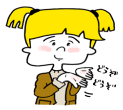 Tails are cute girl!! sticker #6917209