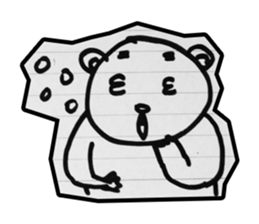 doodle bear sticker #6917359