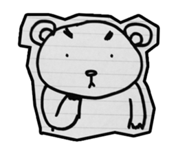 doodle bear sticker #6917368