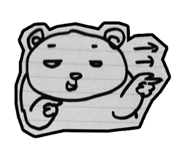 doodle bear sticker #6917372