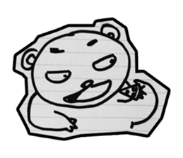 doodle bear sticker #6917380