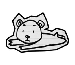 doodle bear sticker #6917383